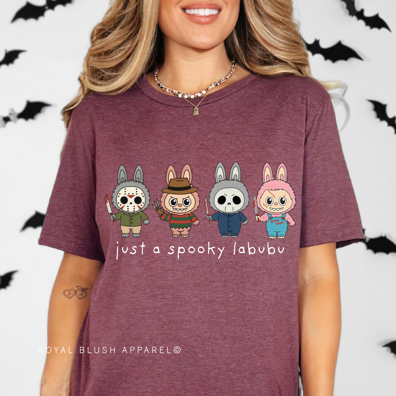 Just A Spooky Labubu Full Color Transfer