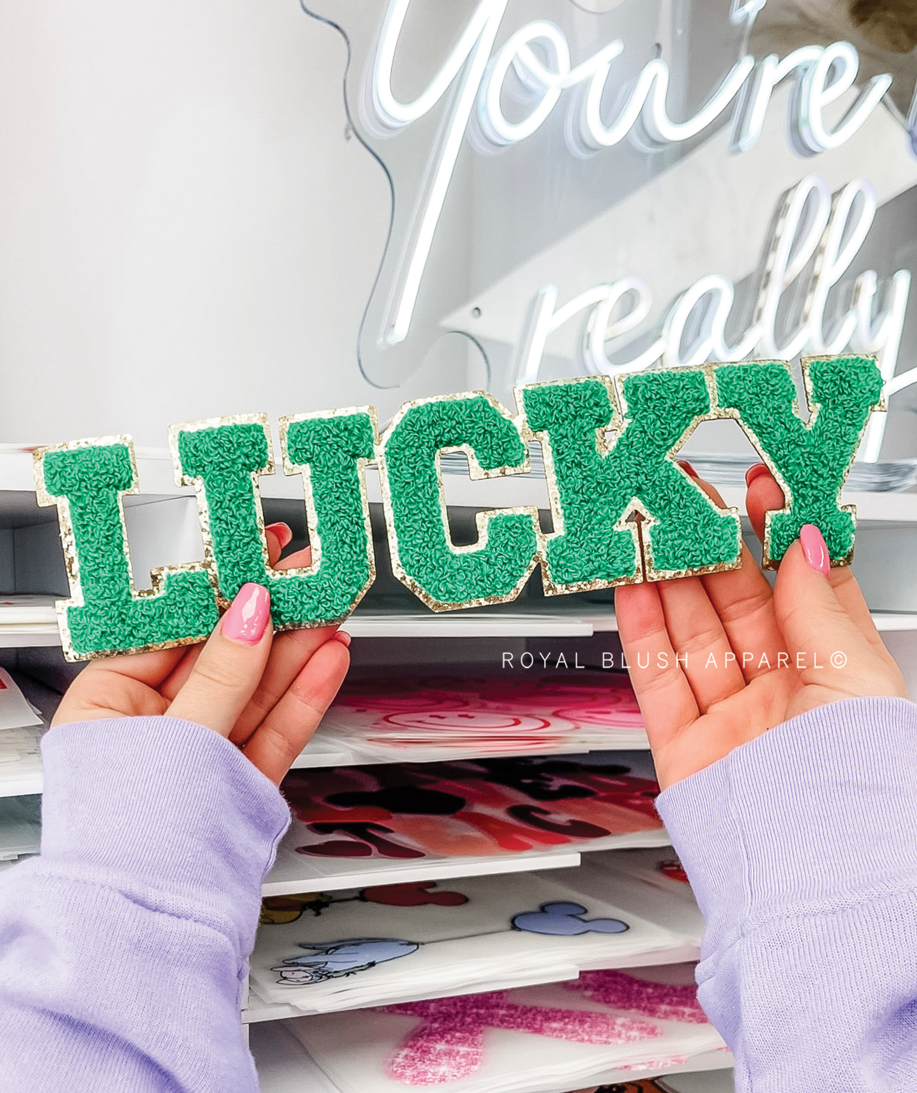 Patch chenille Lucky Varsity