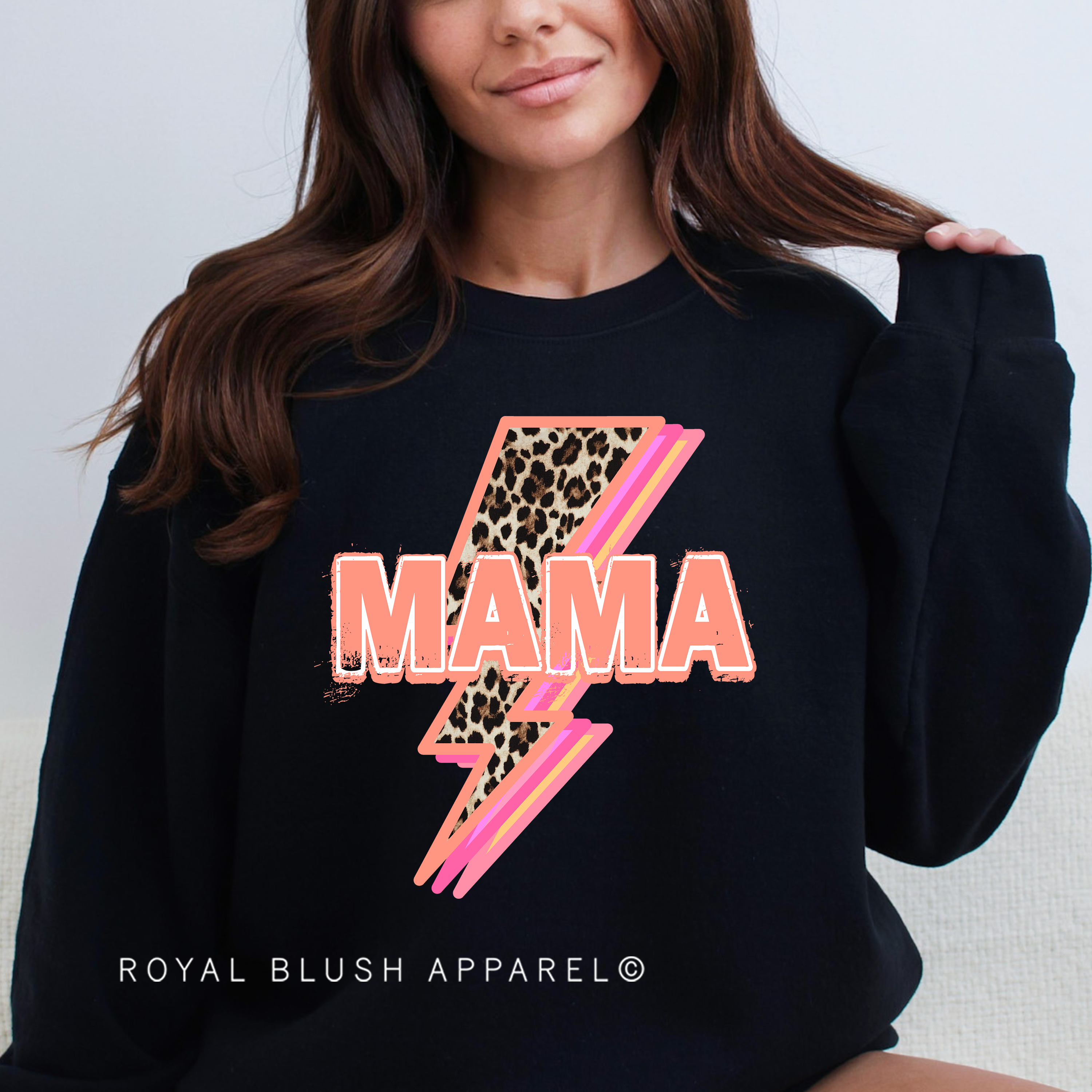 Mama Leopard Lightning Full Color Transfer