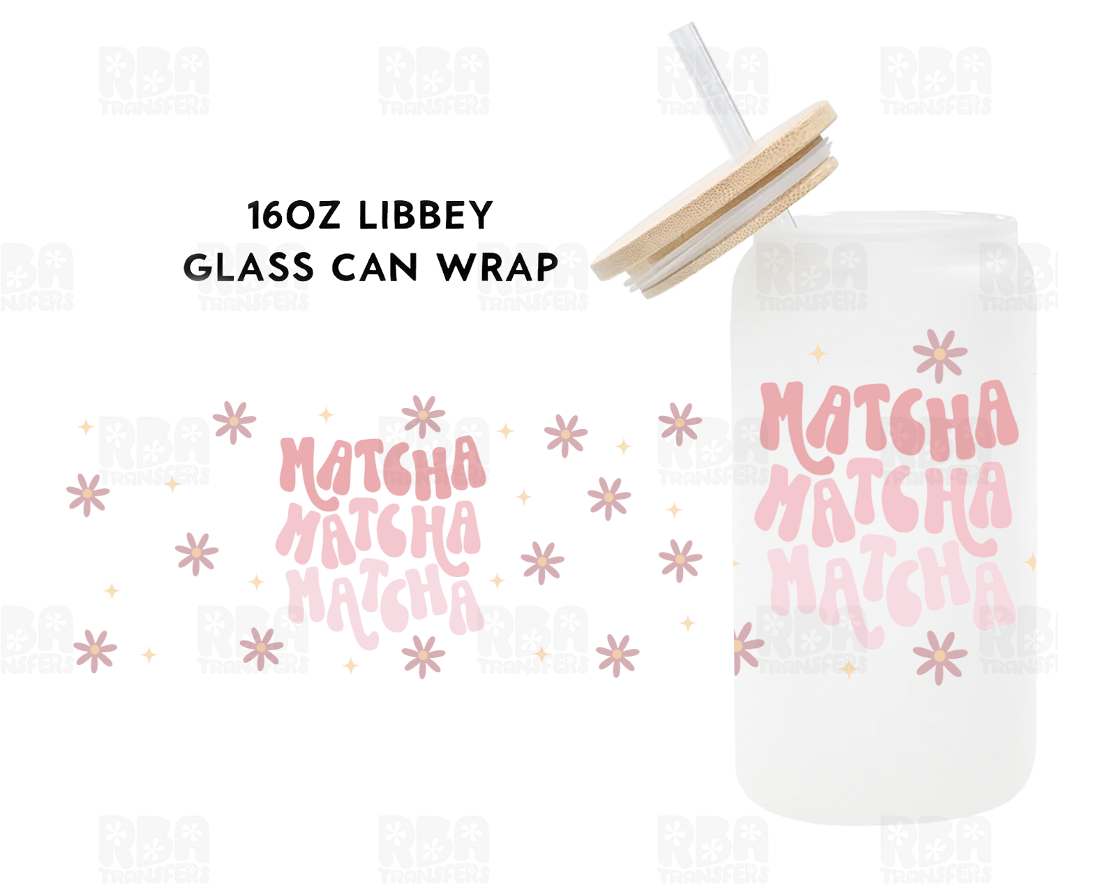 Matcha Matcha Matcha Wrap UV DTF Sticker