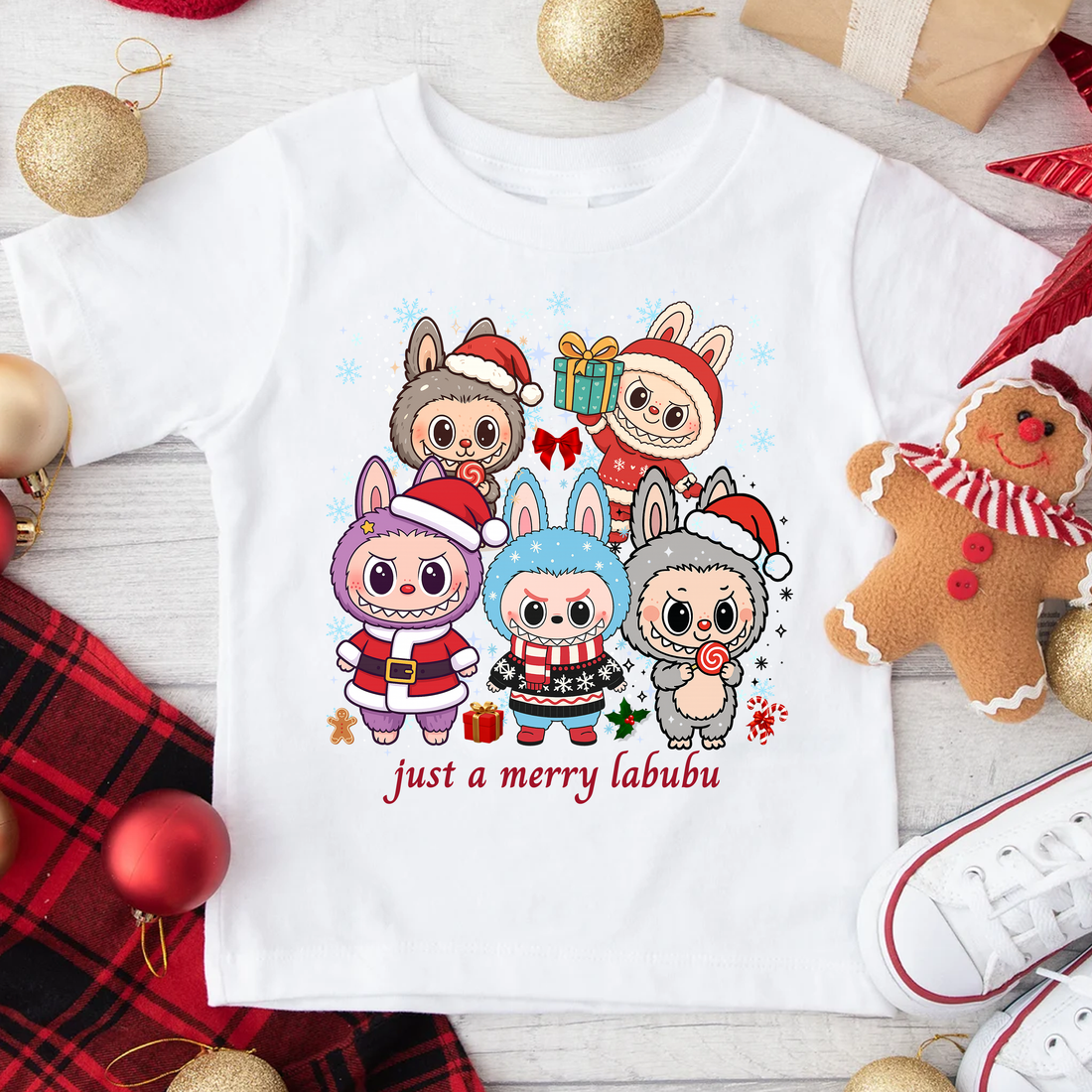 Youth Just a Merry Labubu Full Colour Transfer