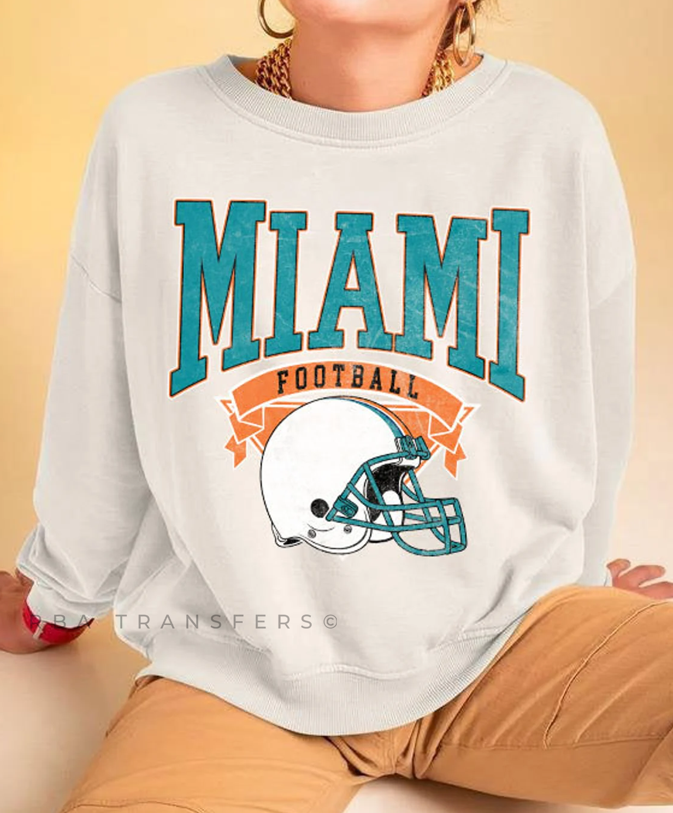 Transfert couleur Miami Football