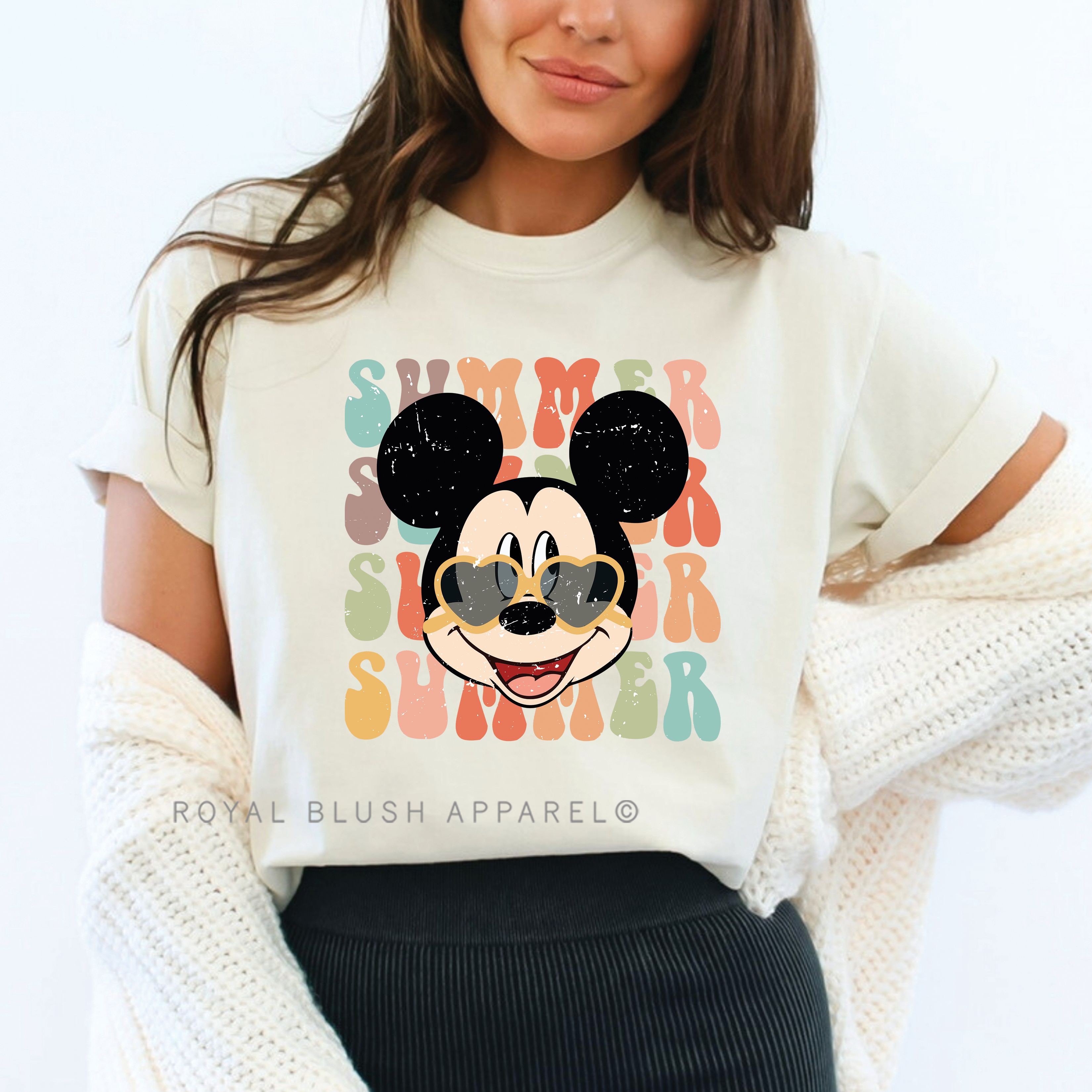 Mickey SUMMER Full Color Transfer