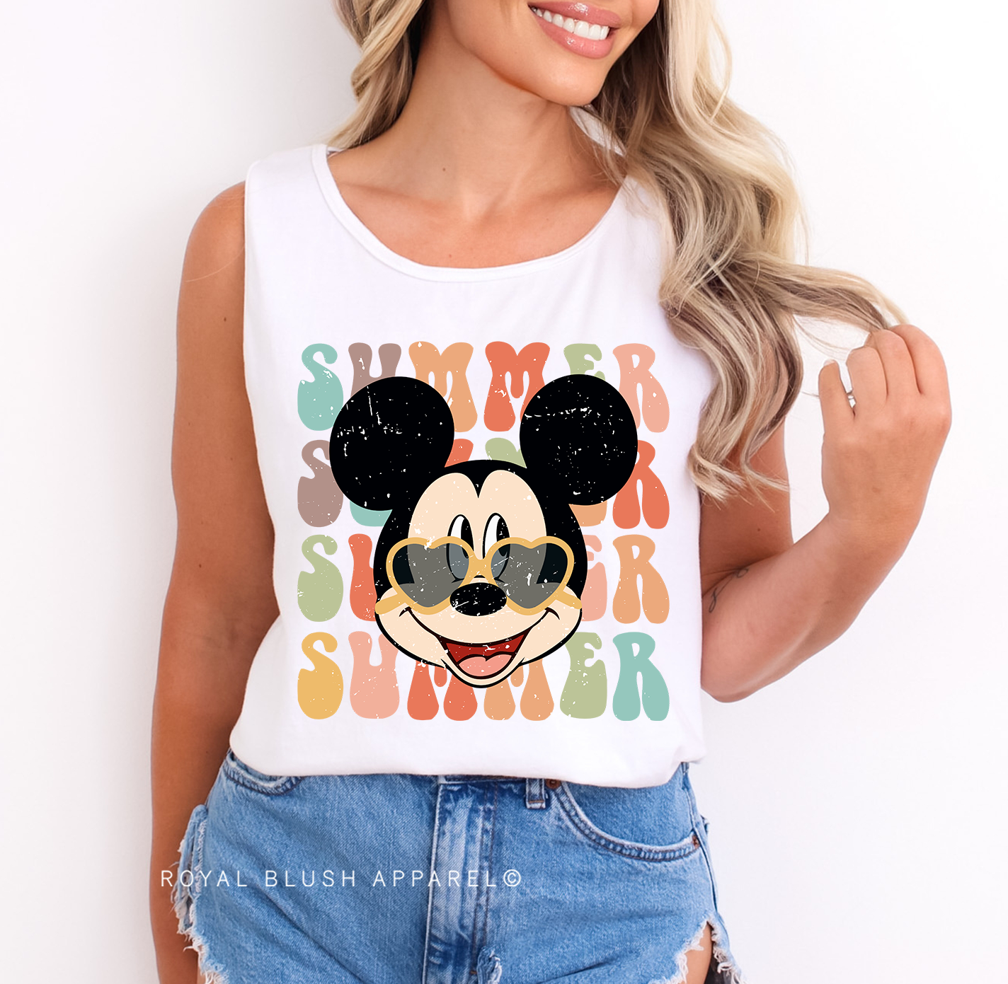 Mickey SUMMER Full Color Transfer