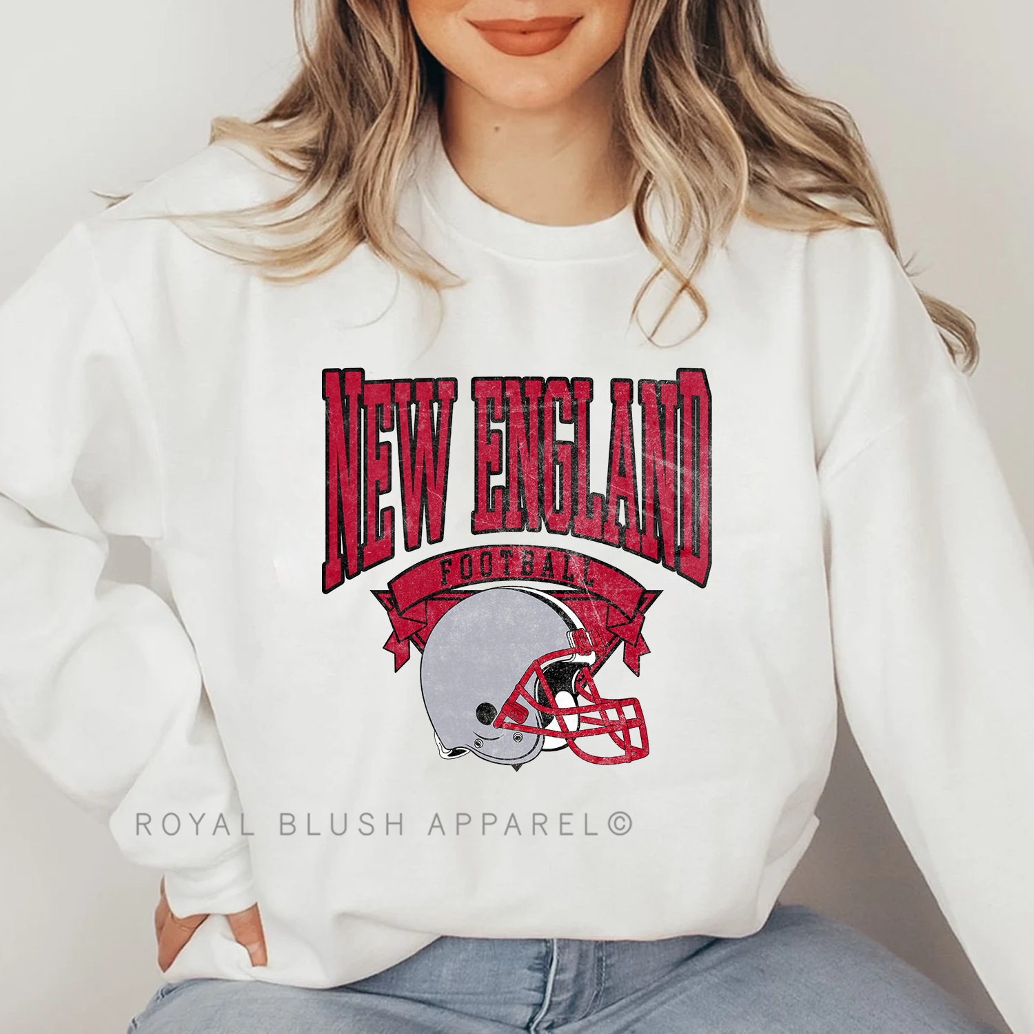 New England Football Full Color Transfer