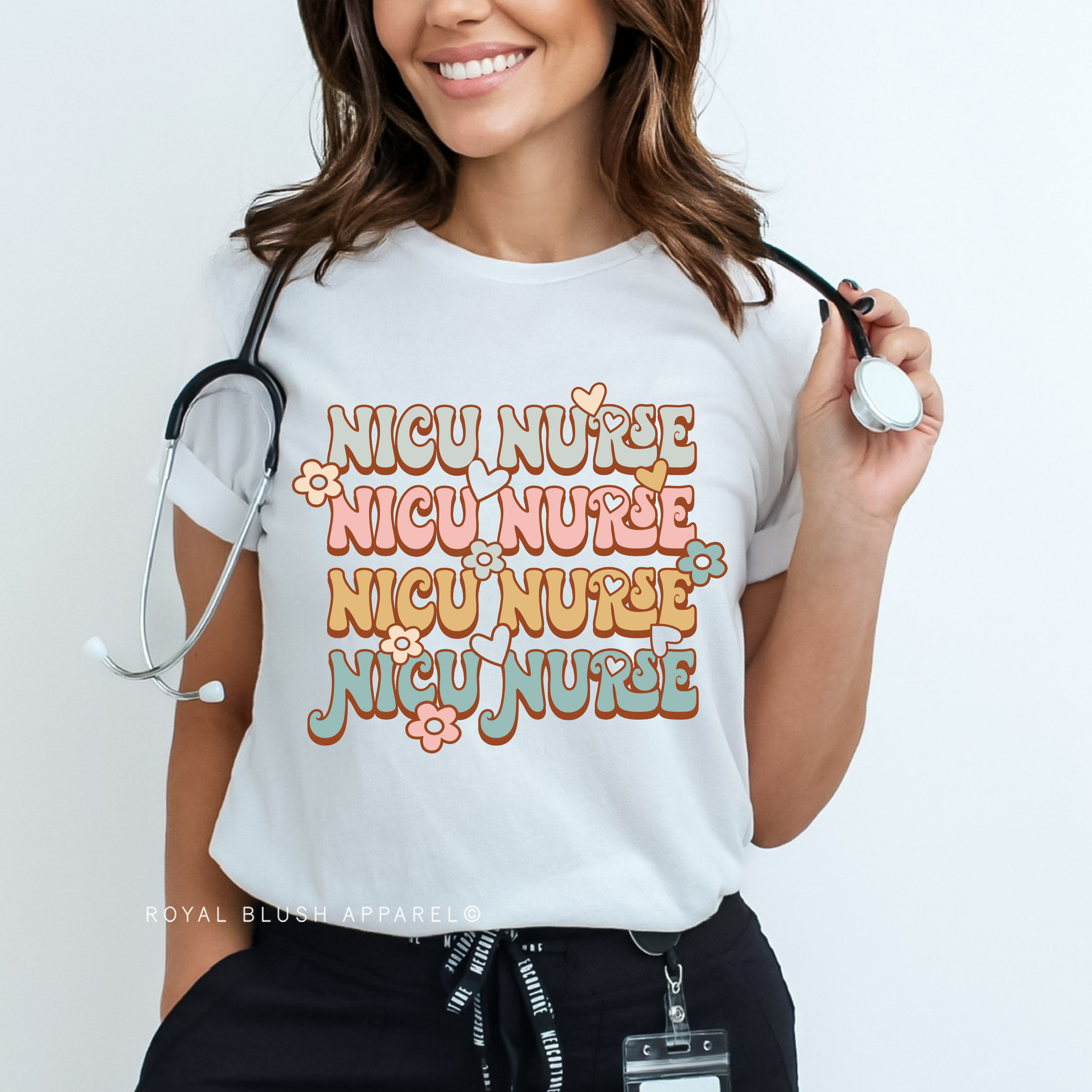 NICU Nurse x4 Full Color Transfer