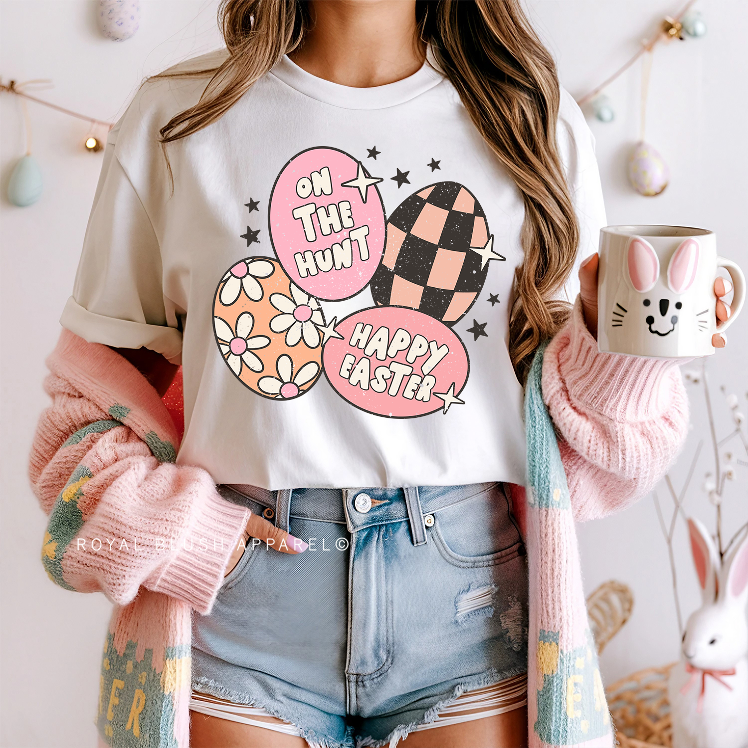 On The Hunt Eggs Full Color Transfer