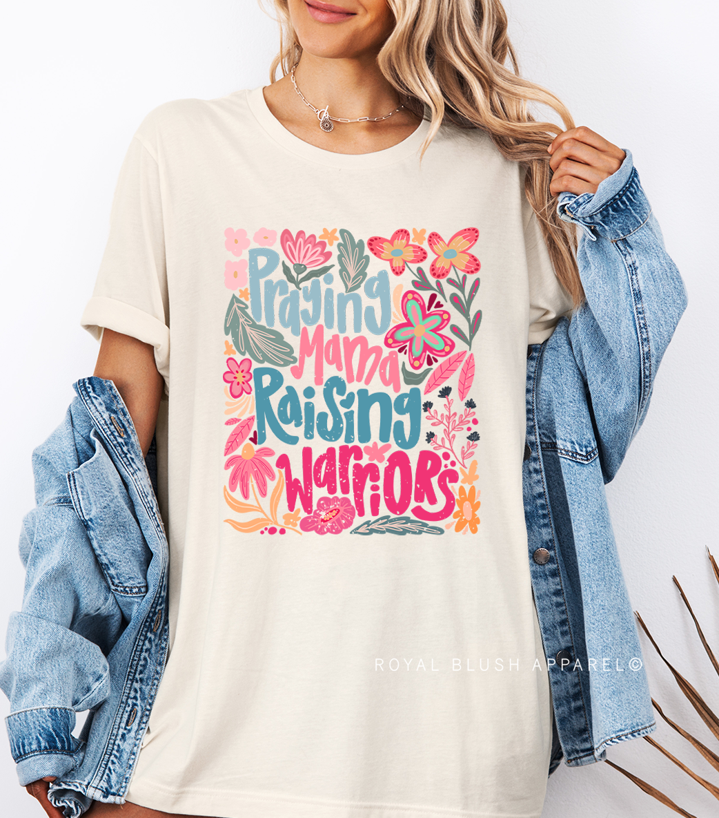 Praying Mama Raising Warriors Full Color Transfer