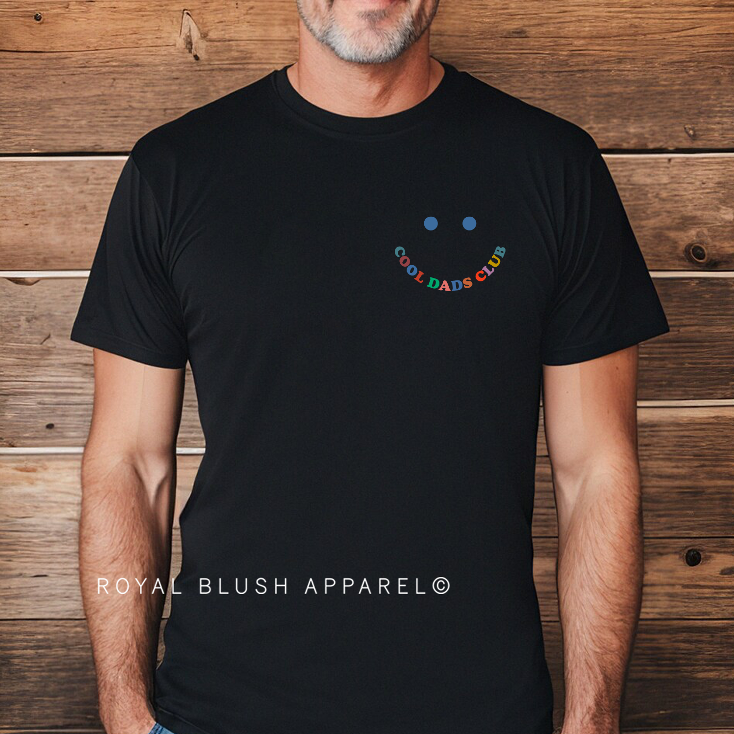 Cool Dads Club Smiley POCKET Full Color Transfer
