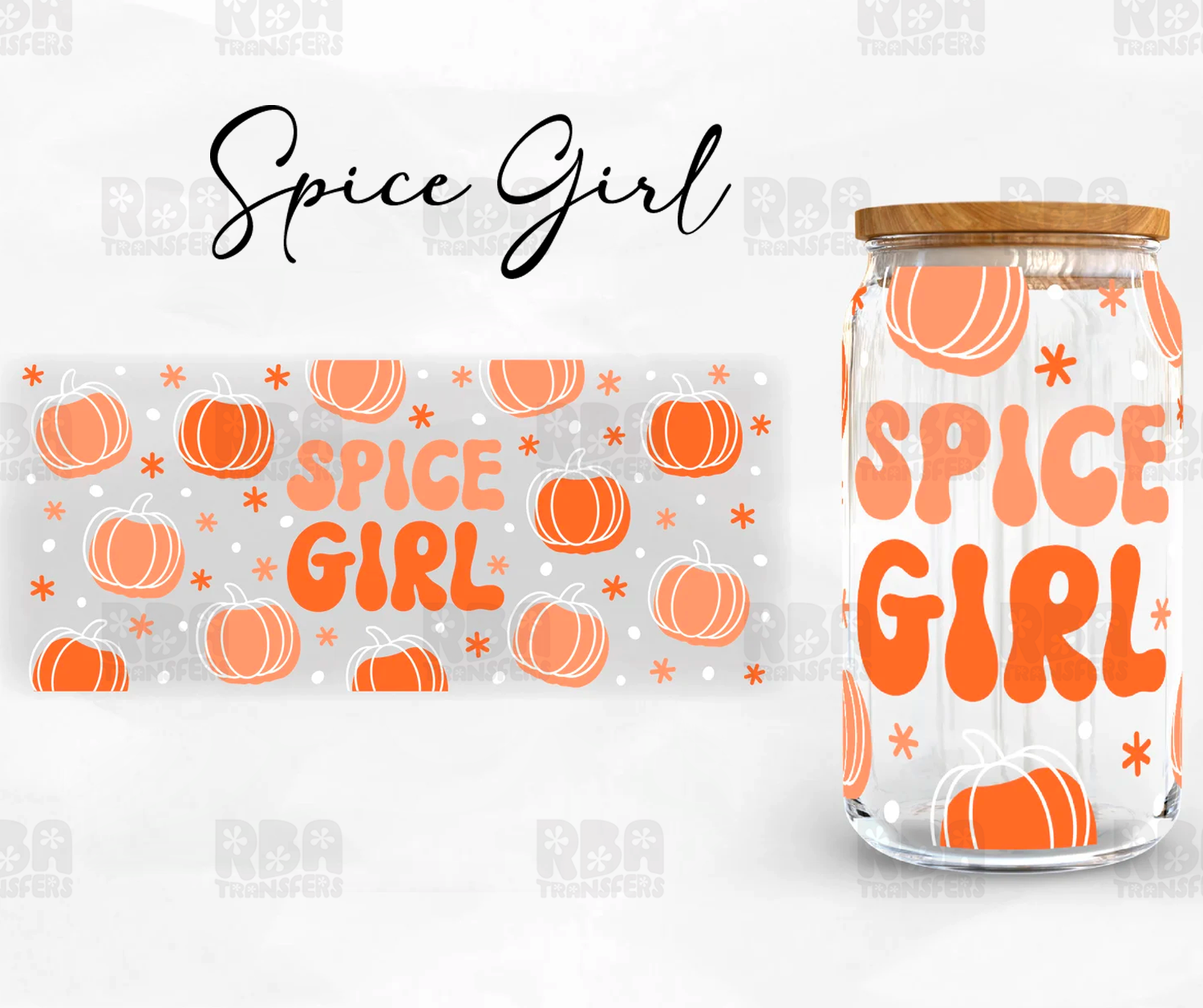 Autocollant UV DTF Spice Girl Wrap