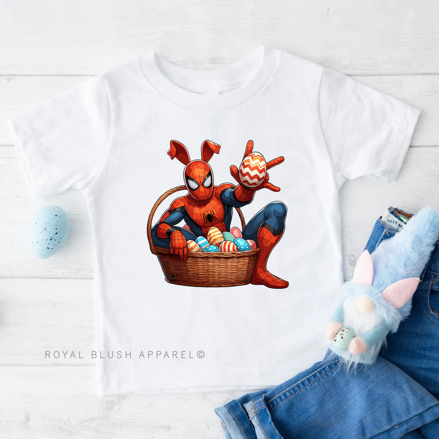 Toddler/Youth Bunny Spider Man Full Color Transfer