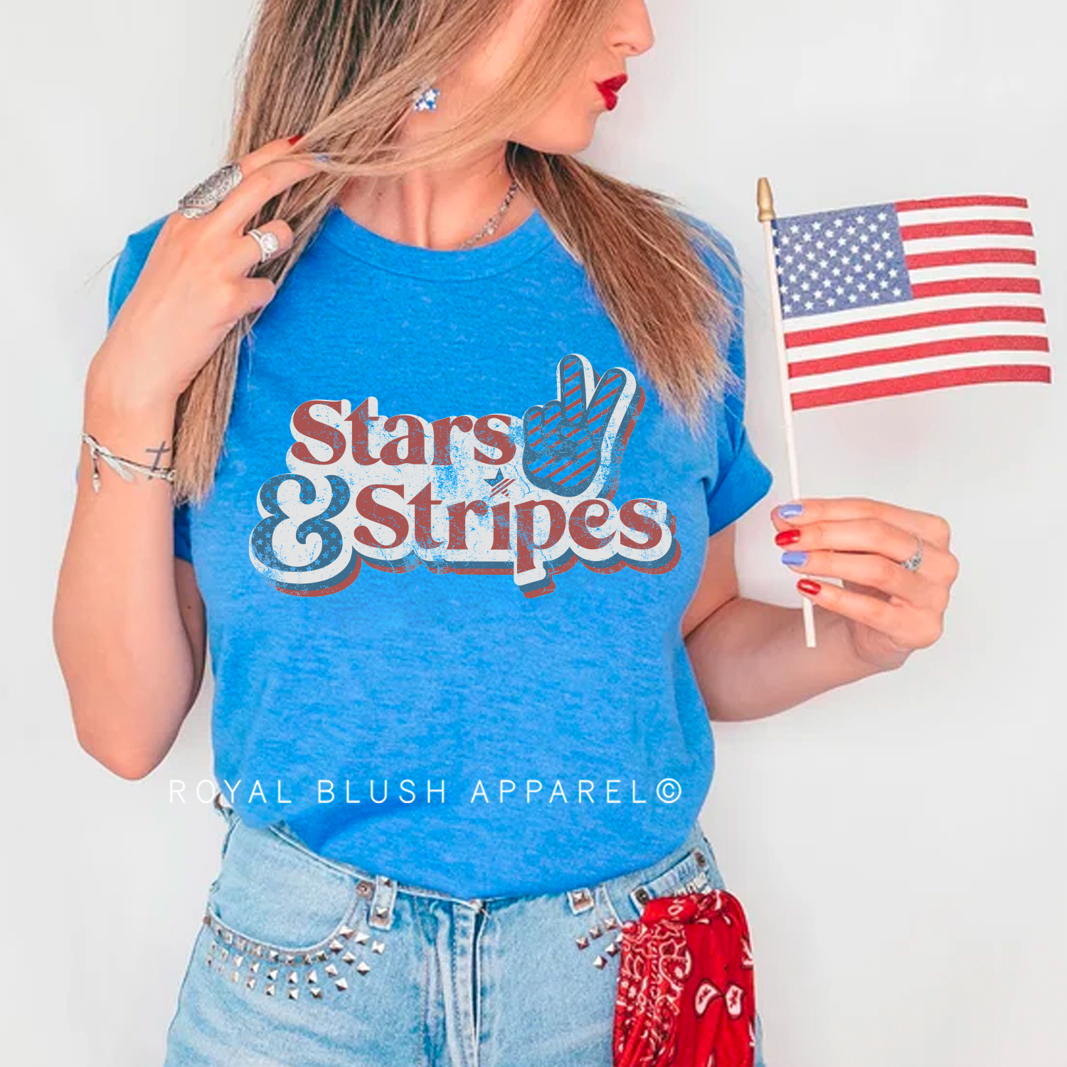 Stars & Stripes Full Color Transfer