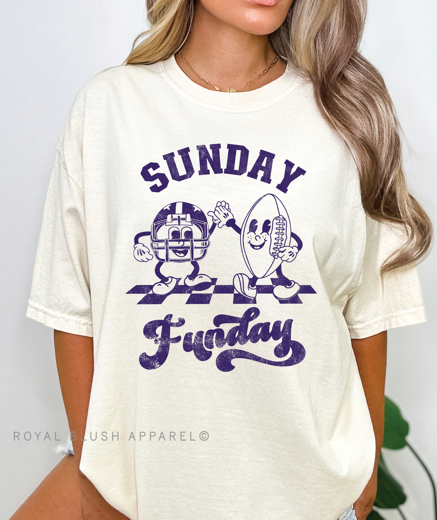 Sunday Funday Football Full Color Transfer