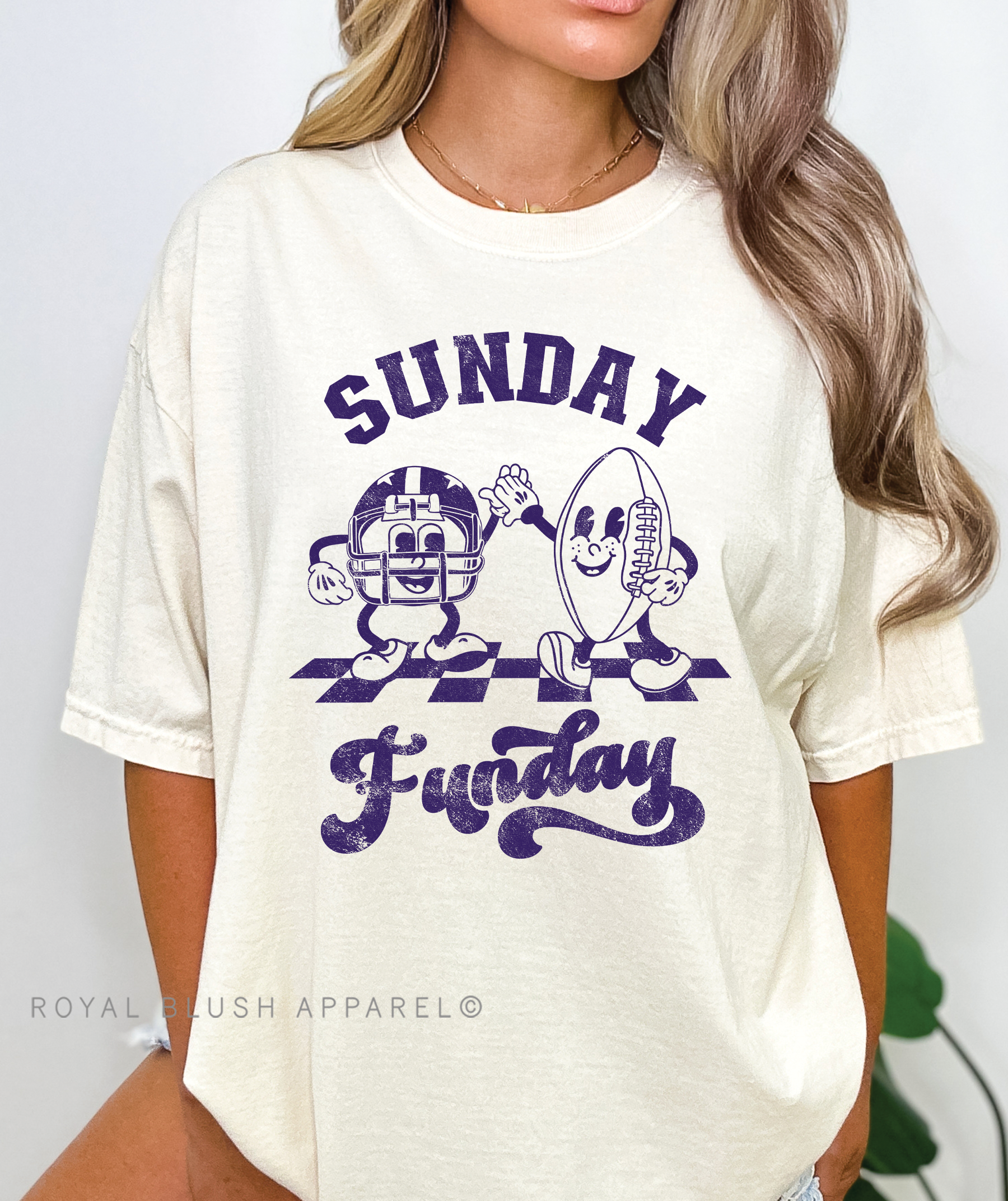 Sunday Funday Football Full Color Transfer