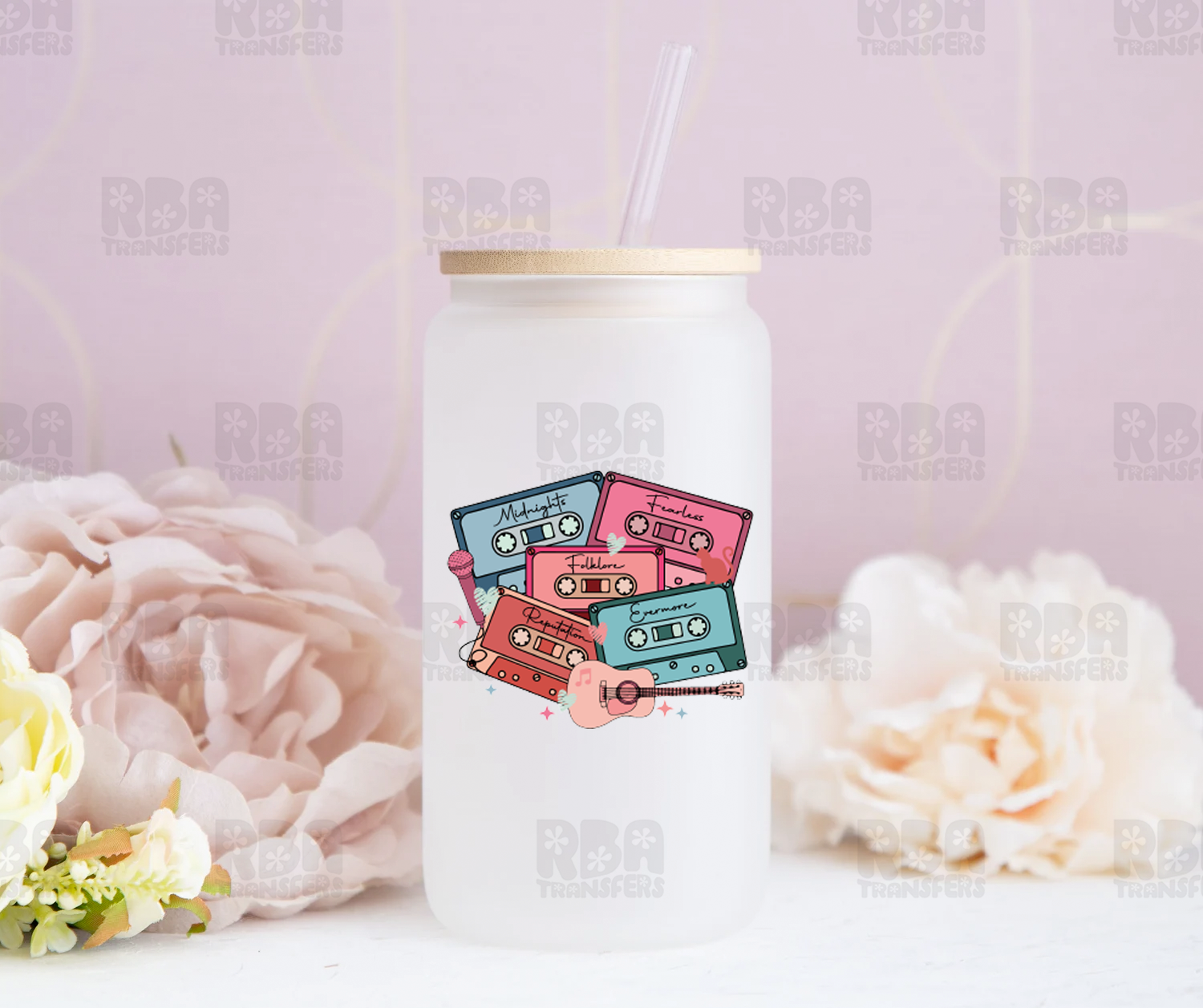 Taylor Cassettes 3" Acrylic Ornament UV DTF Sticker