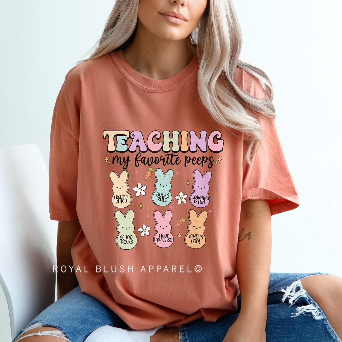 Teaching My Favorite Peeps Full Color Transfer