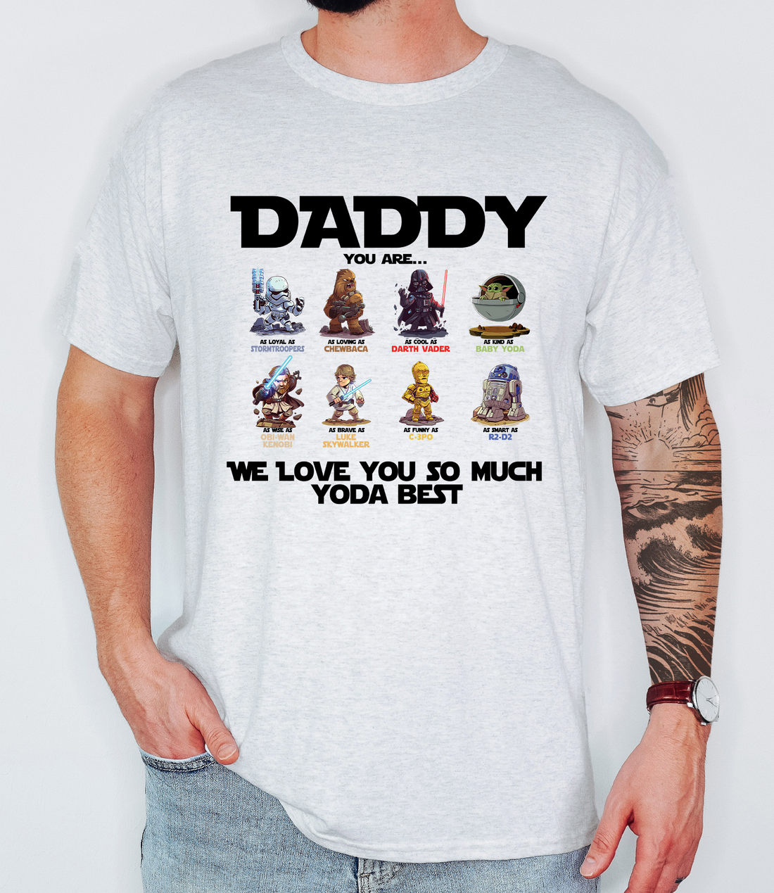 Yoda Best Dad Full Color Transfer