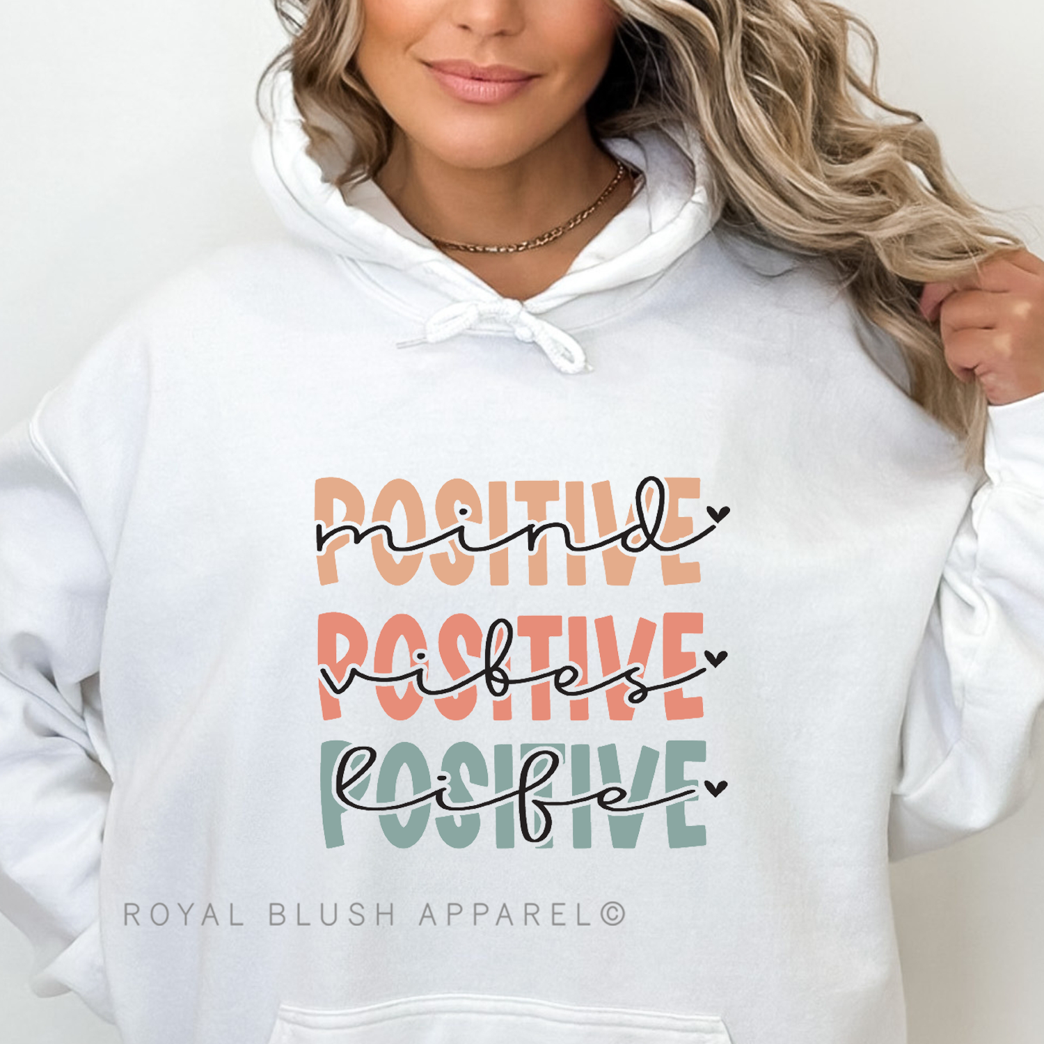 Positive Mind Positive Vibes Positive Life Full Color Transfer