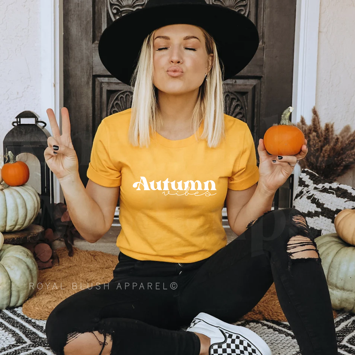 Autumn Vibes Screen Print Transfer