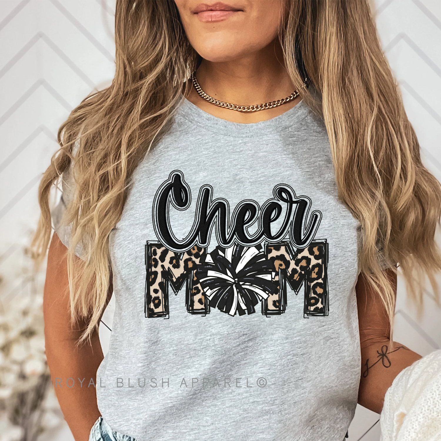 Cheer Mom Full Color Transfer