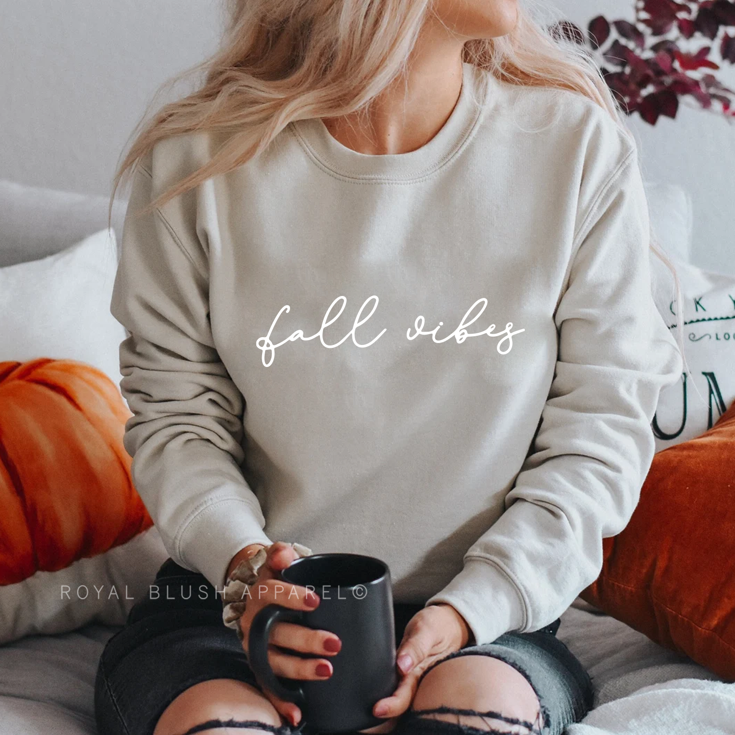 Sérigraphie White Fall VibesTransfert