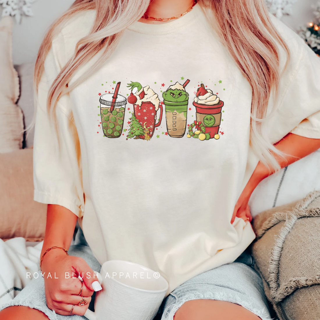 Grinch Coffee Full Colour Transfer