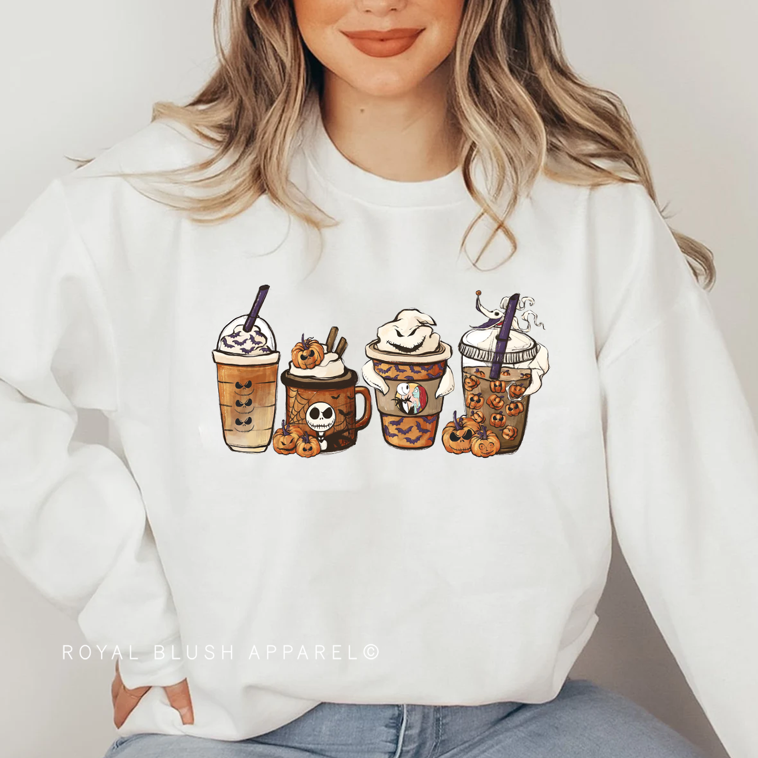 Jack Skellington Coffee Full Color Transfer