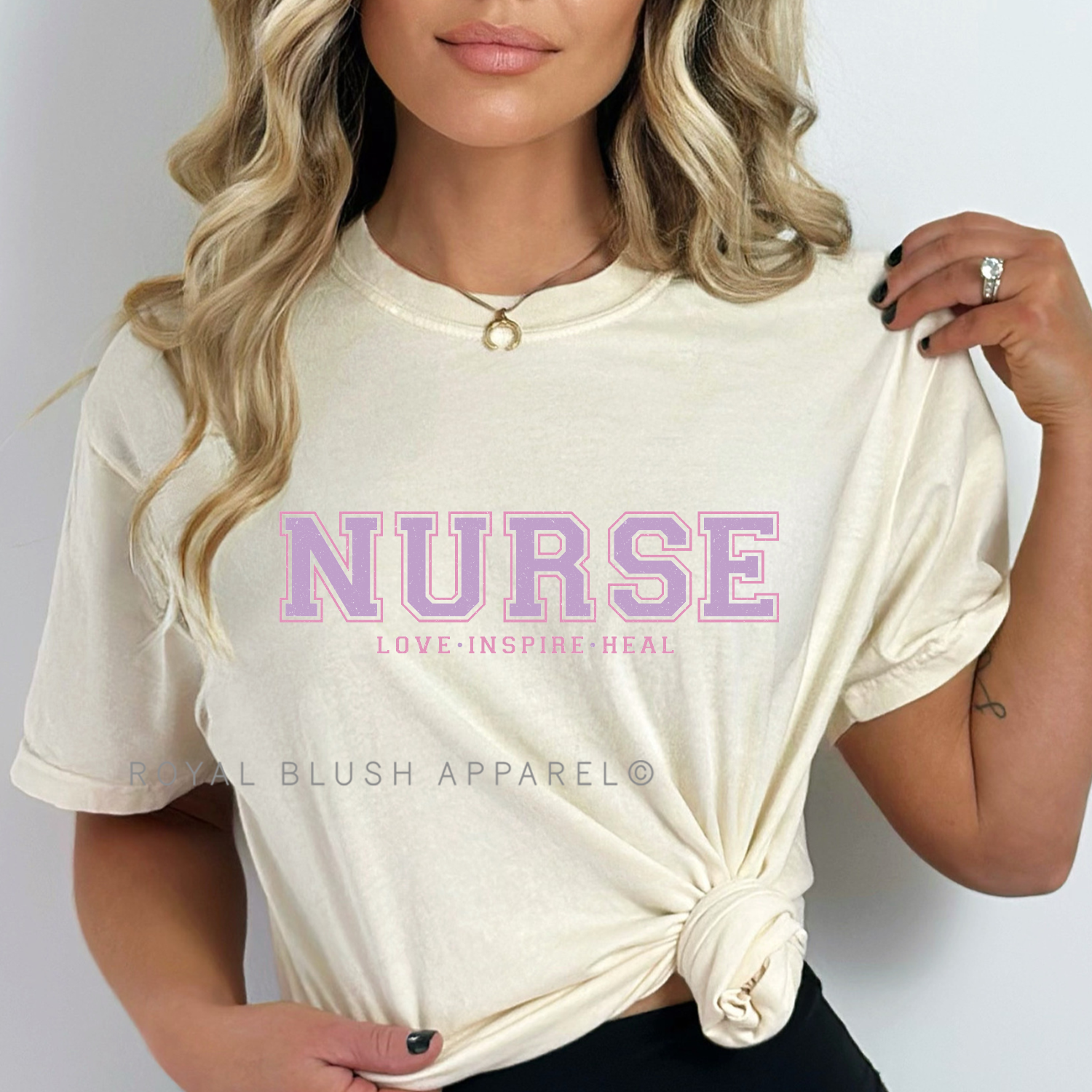Nurse Love • Inspire • Heal Full Color Transfer