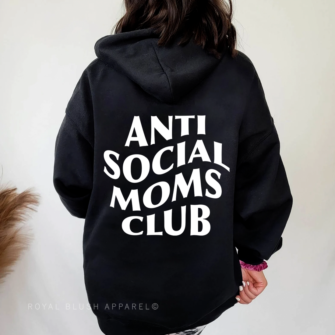 Anti Social Moms Club One Color DTF Transfer