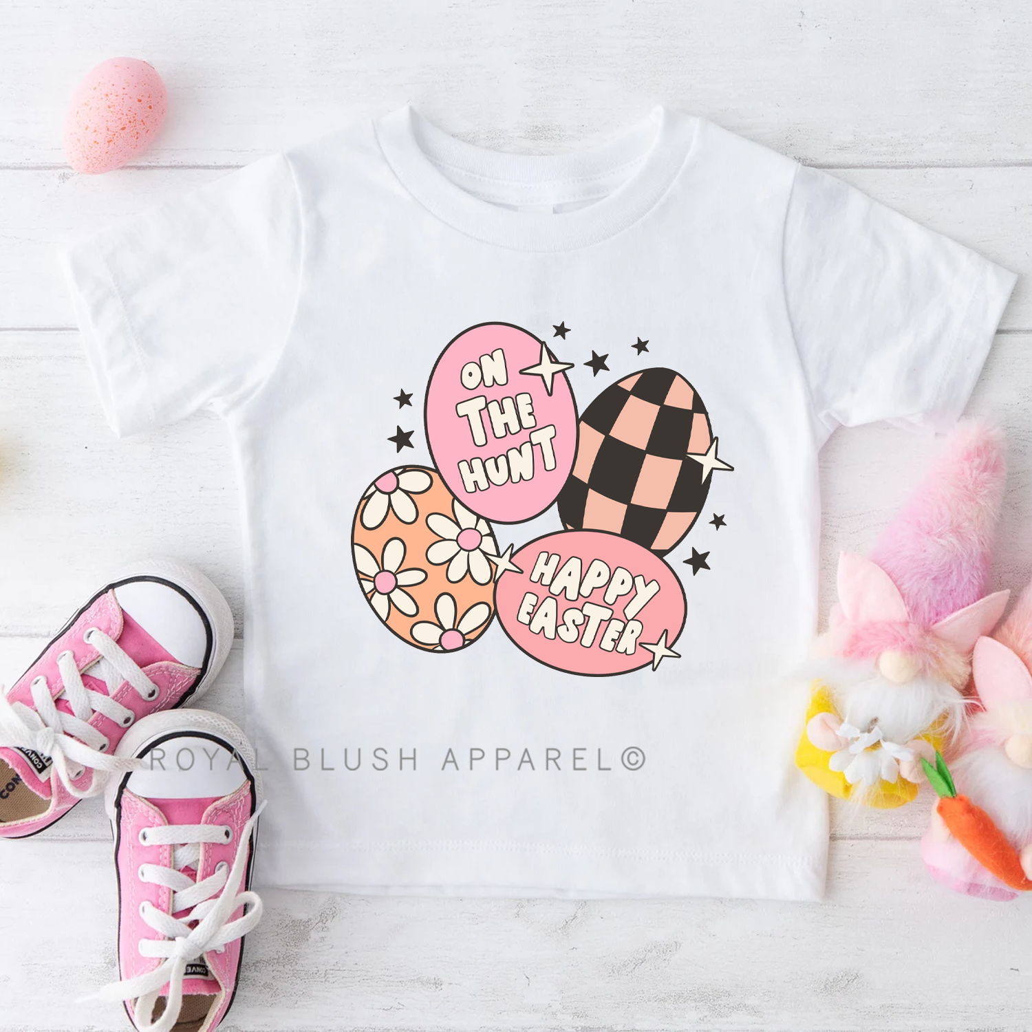 Toddler/Youth On The Hunt Eggs Full Color Transfer