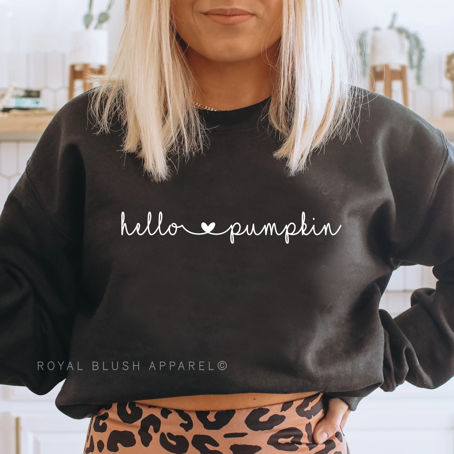 Hello♥Pumpkin Screen Print Transfer