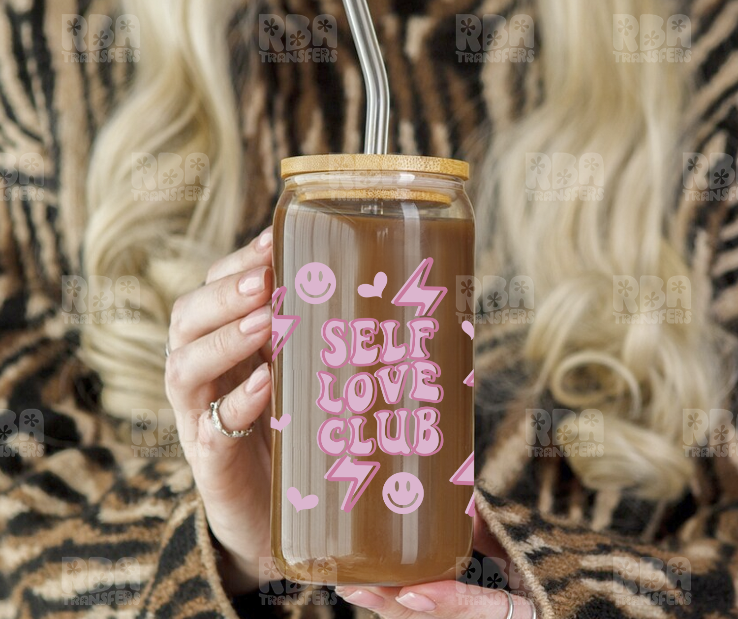 Self Love Club Wrap UV DTF Sticker