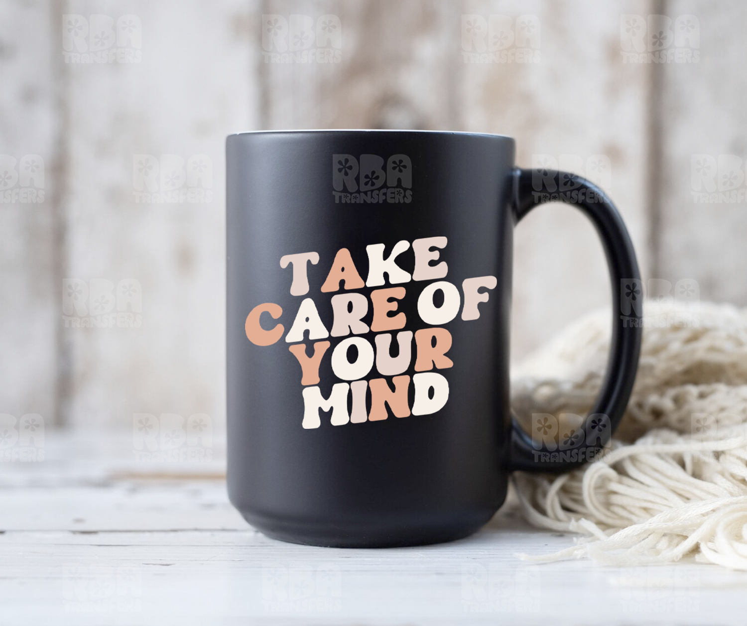 Take Care Of Your Mind UV DTF Sticker