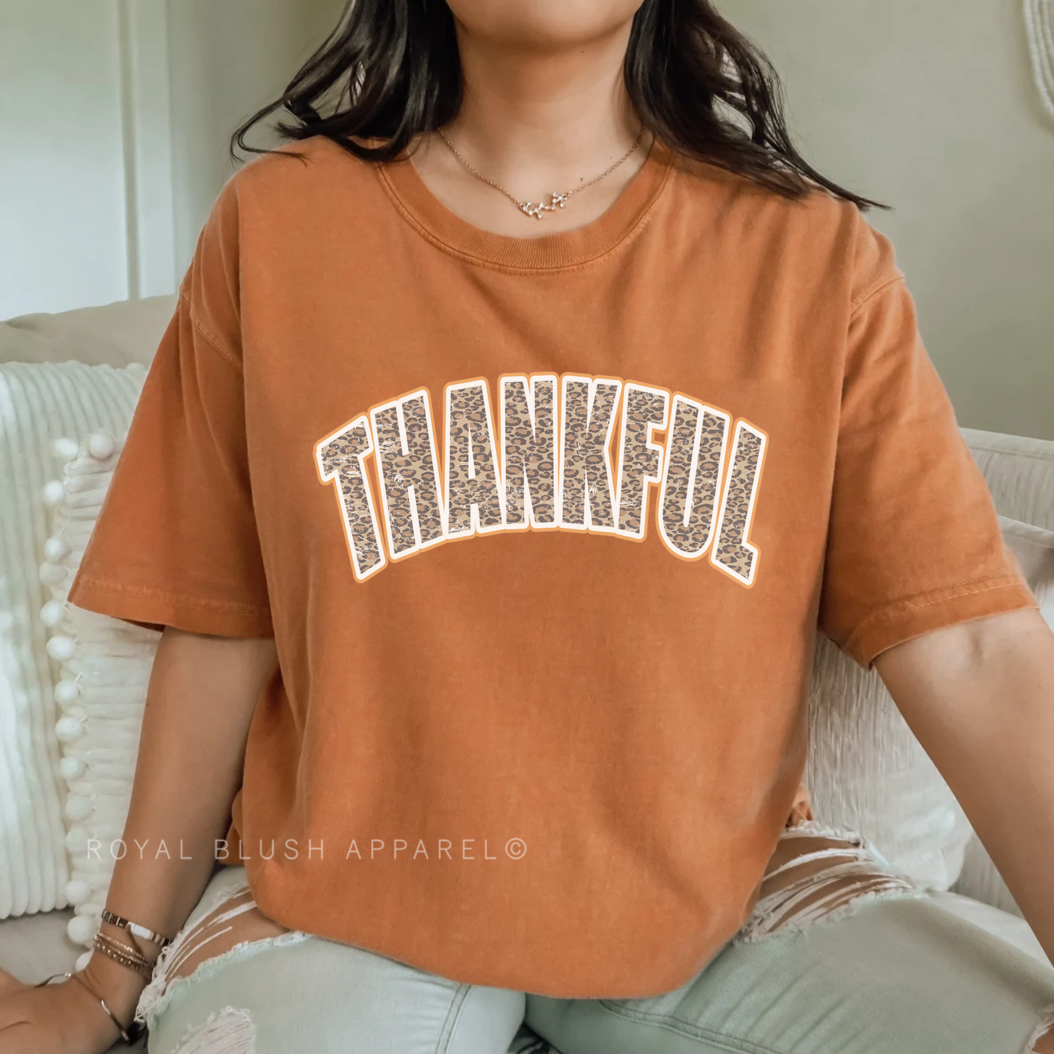 Thankful Leopard Full Colour Transfer