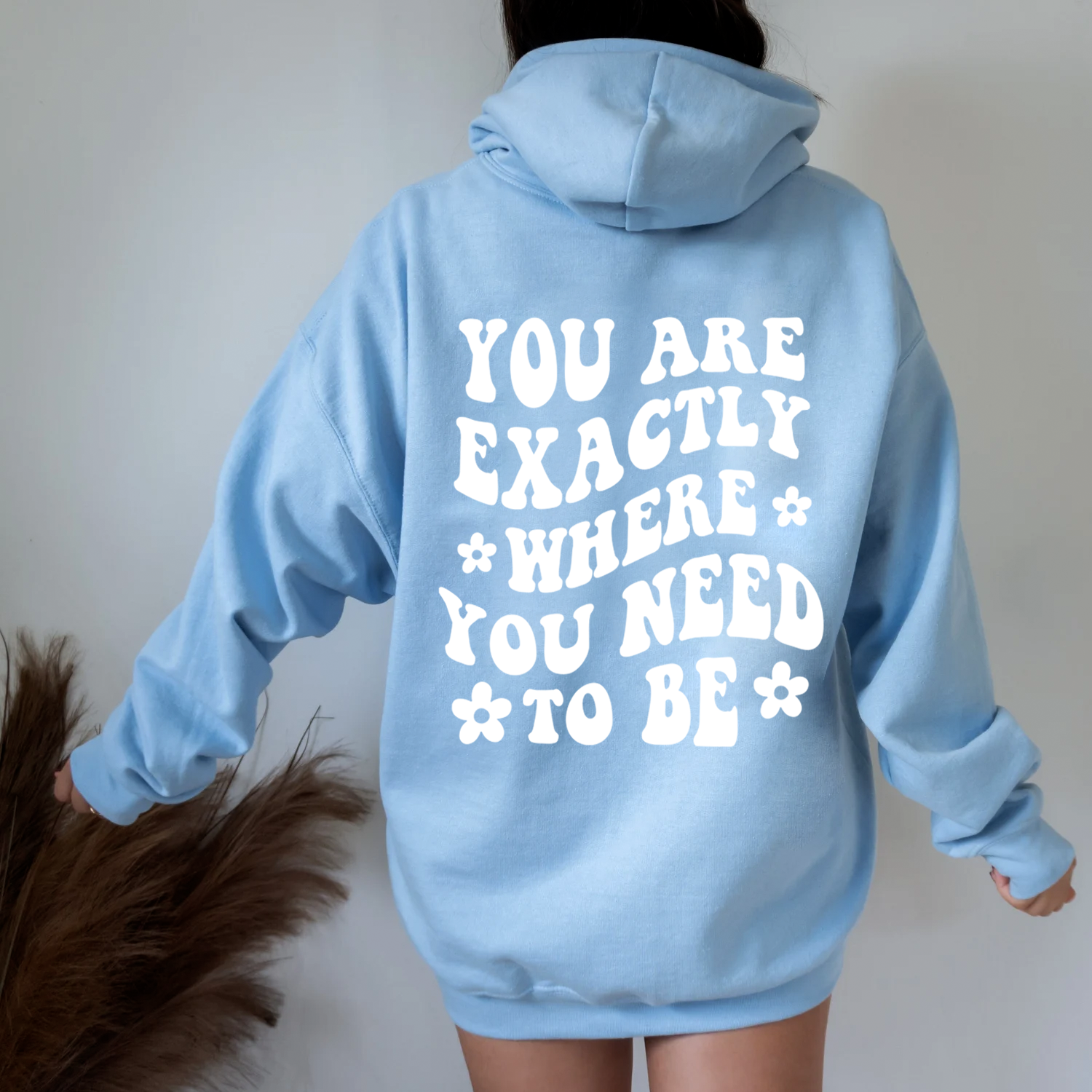 You Are Exactly Where You Need To Be Retro Screen Print Transfer