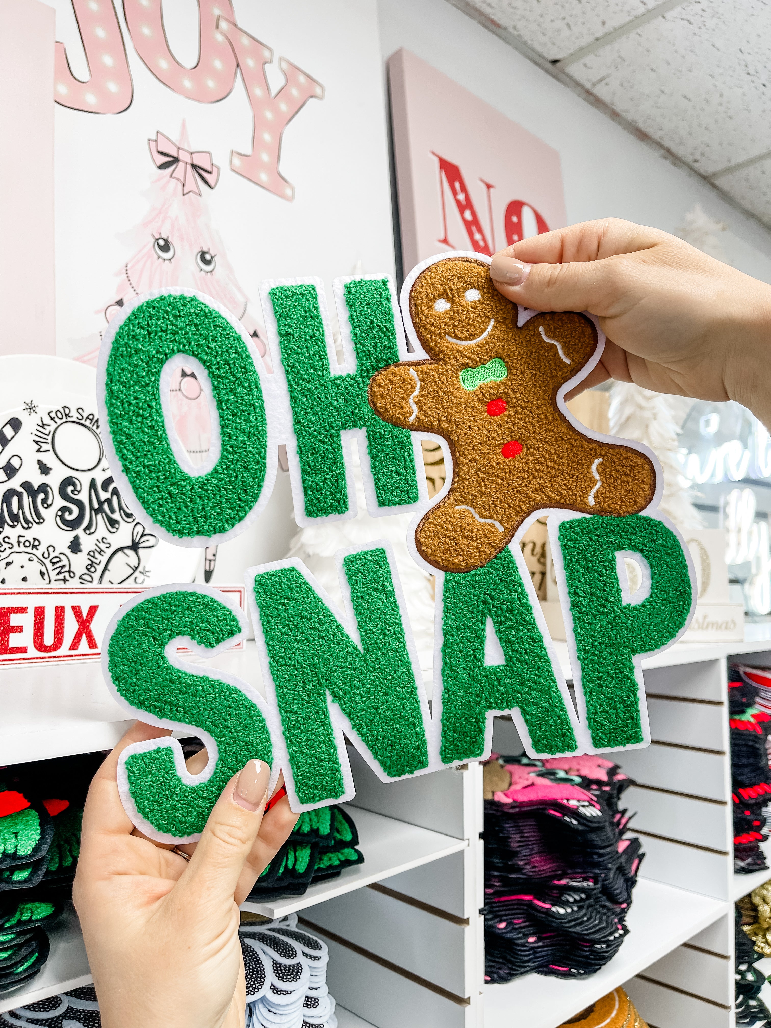 OH SNAP Chenille Patch