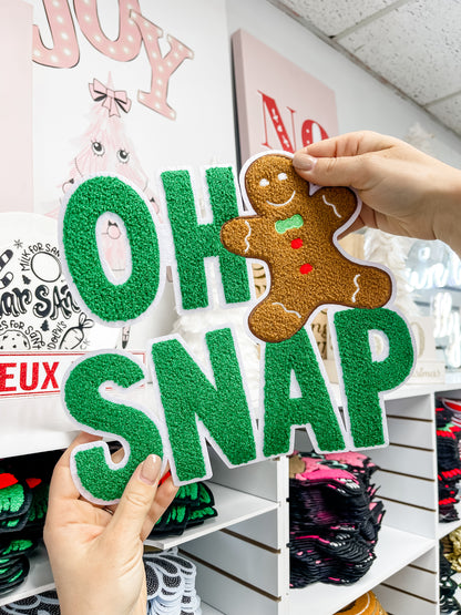 OH SNAP Chenille Patch