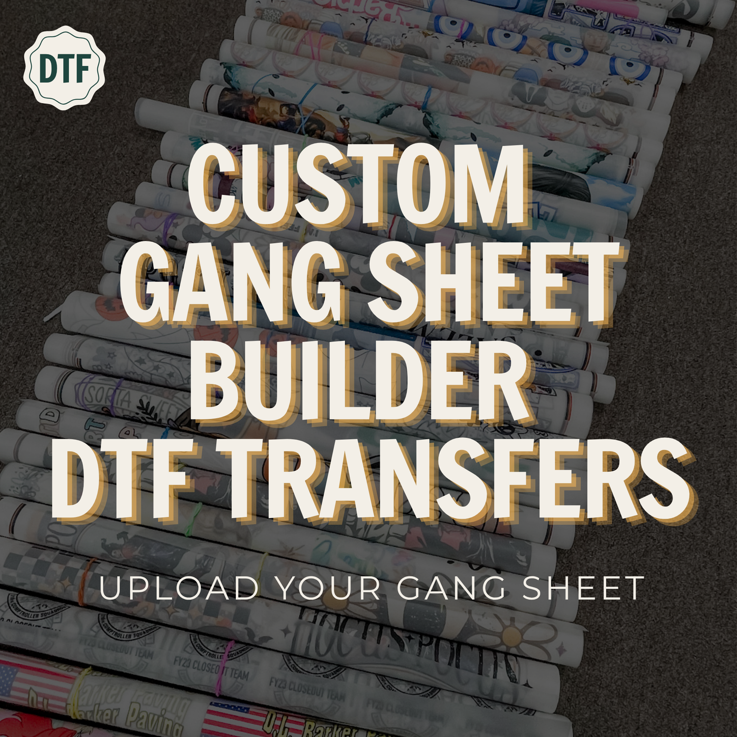 Custom DTF Gang Sheet Builder | Premium Hot Peel Transfers