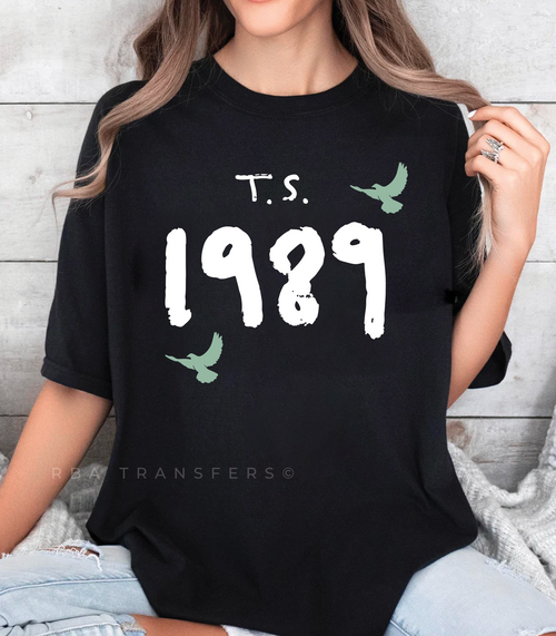 Who Is Taylor Swift Anyways DTF Transfer ready-to-press DTF transfer shown on apparel
