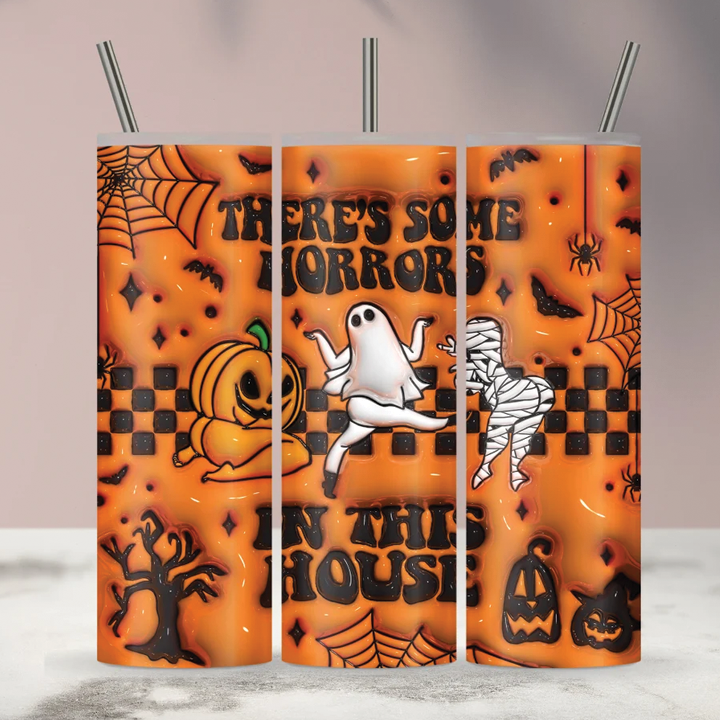 Horrors In The House 20oz 3D Inflated Sublimation Wrap