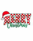 Merry Christmas Chenille Patch