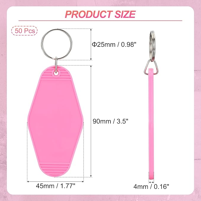 Blank Motel Keychain