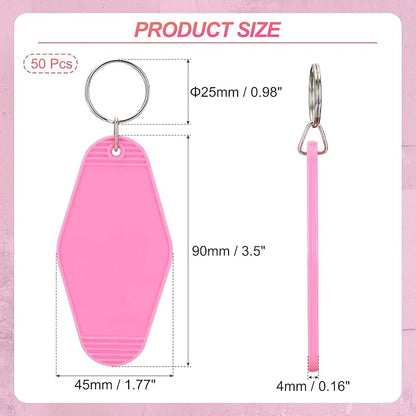 Blank Motel Keychain