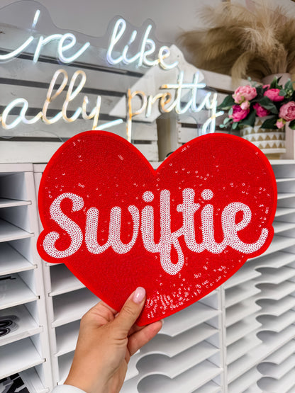Red Heart Swiftie Sequin Patch