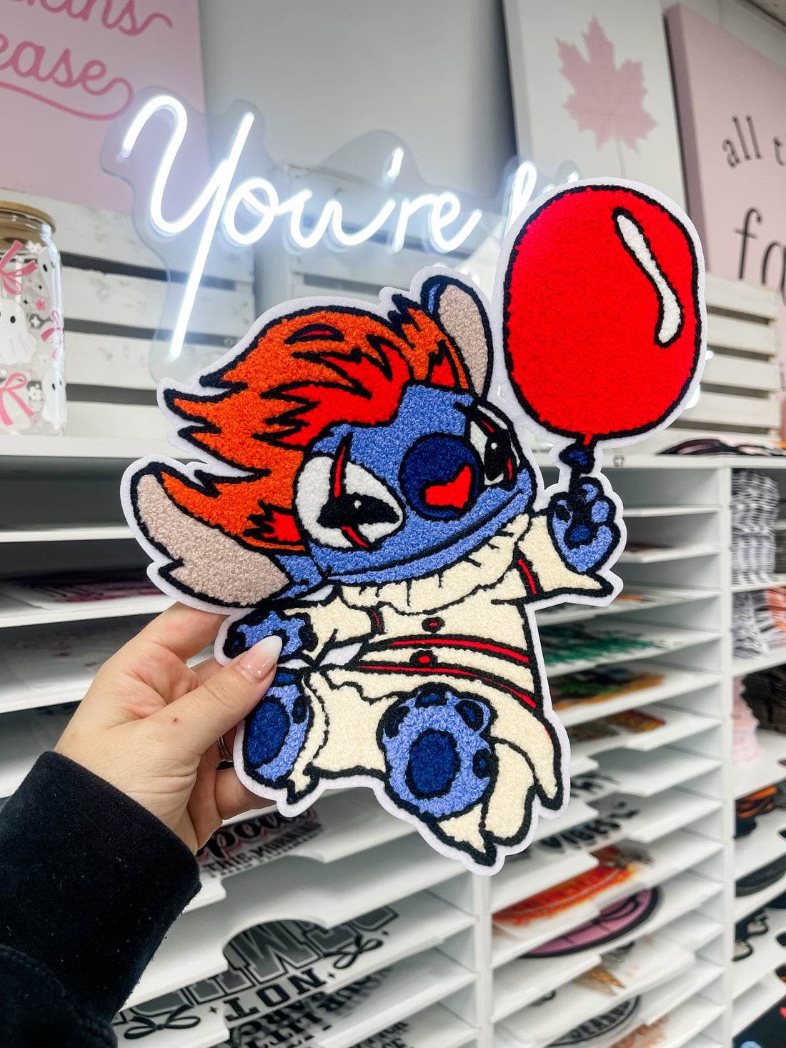 Pennywise Stitch Chenille Patch