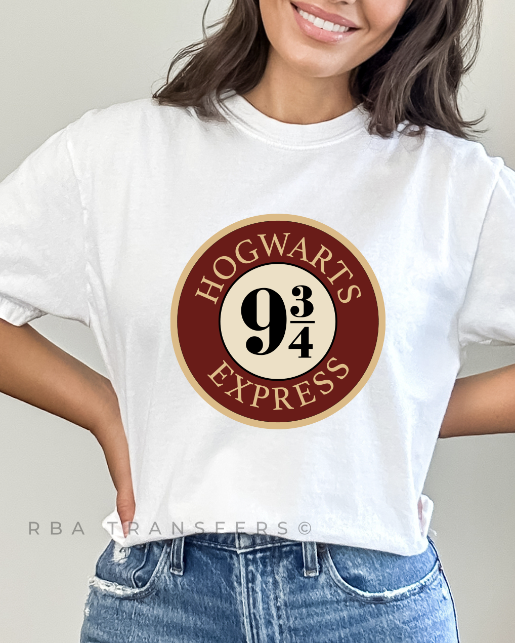 Hogwarts Express 9 3/4 Full Colour Transfer