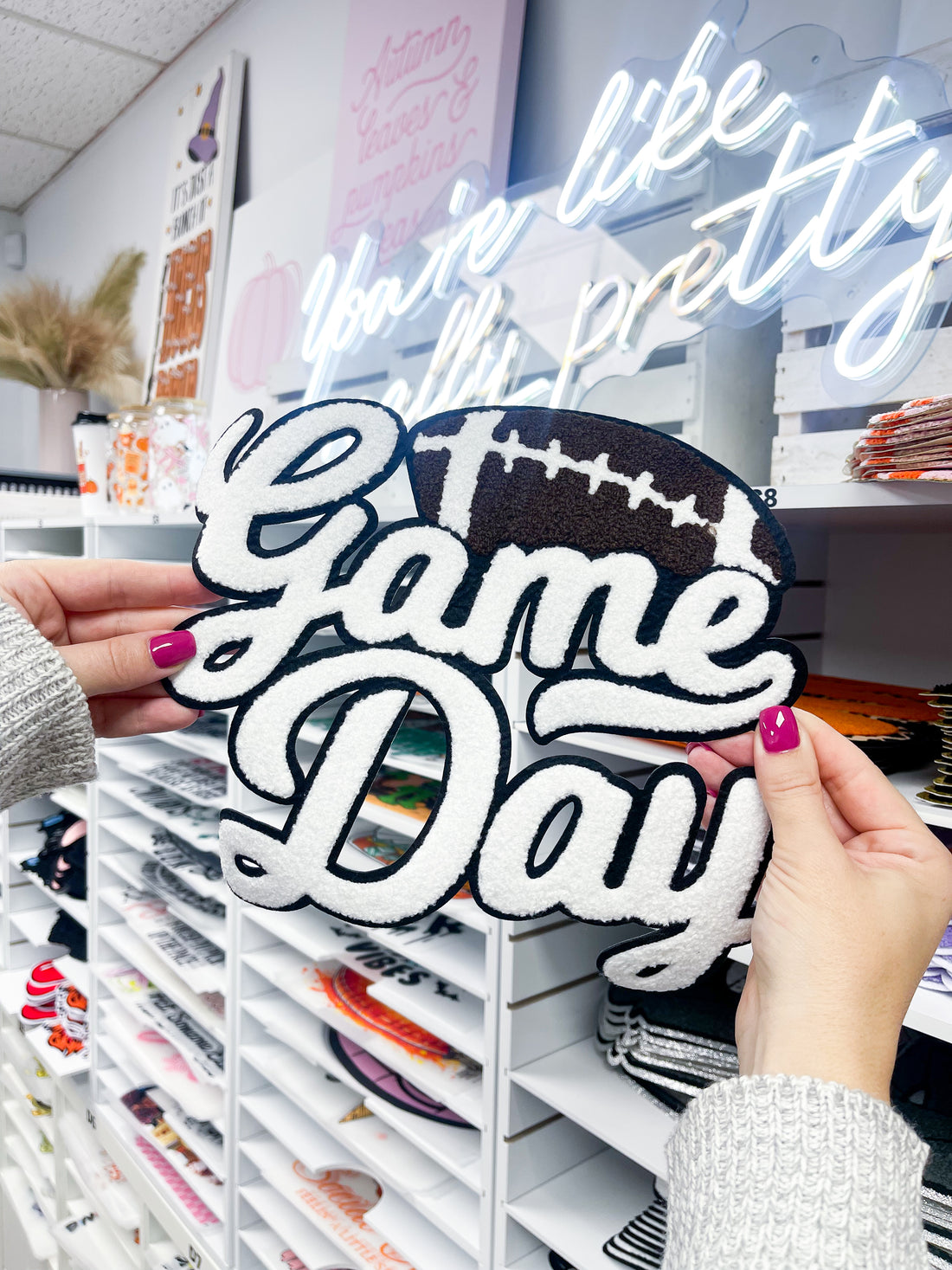 Game Day Football Chenille Patch