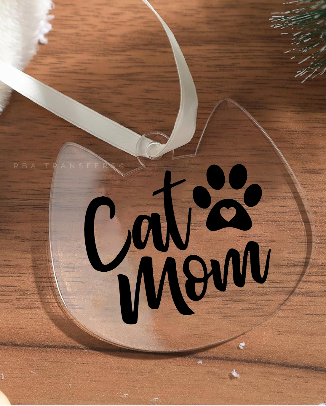 Cat Mom UV DTF Sticker