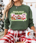 Admit One Holly Jolly Book Club DTF Transfer