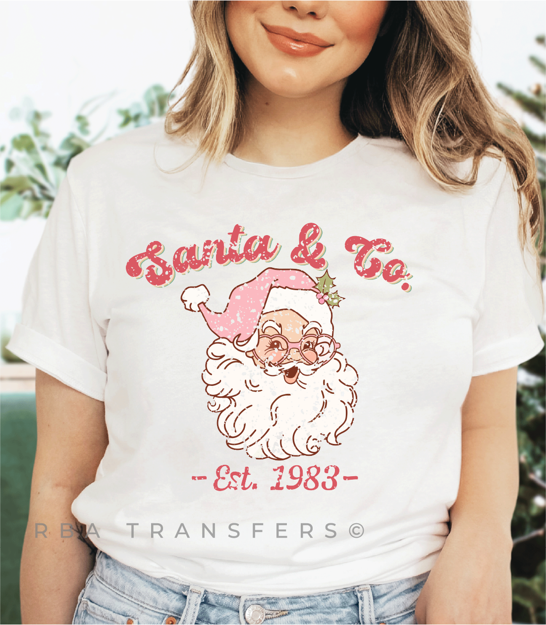 Santa &amp; Co Full Colour Transfer